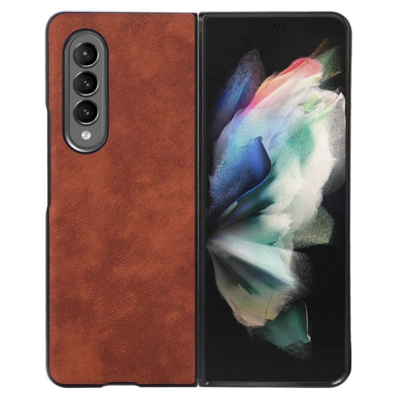 Handyhülle Für Samsung Galaxy Z Fold 4 Kunstleder-hautstruktur