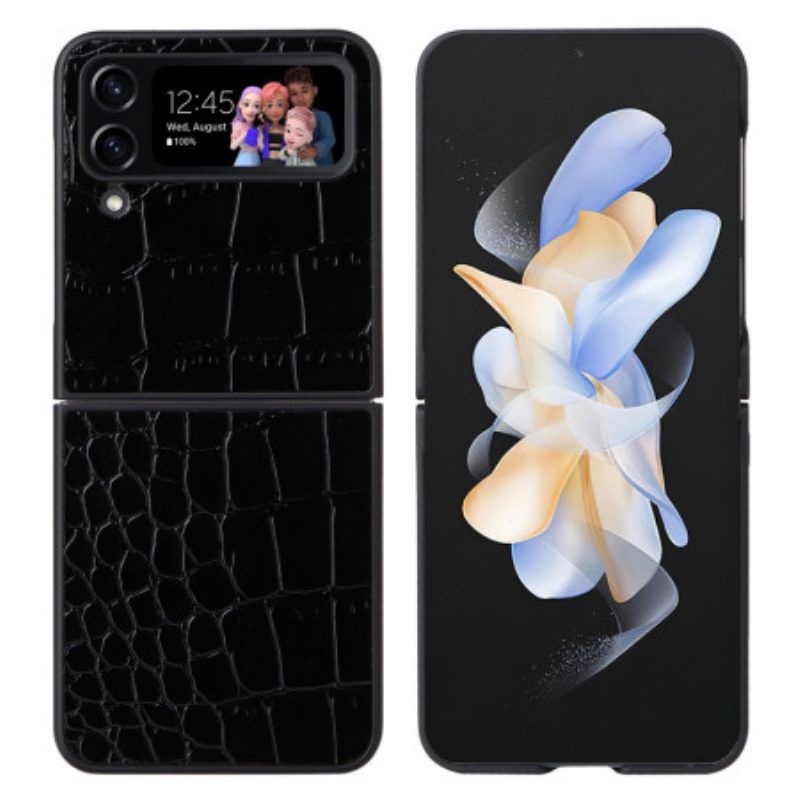 Hülle Für Samsung Galaxy Z Fold 4 Flip Case Krokodil-textur