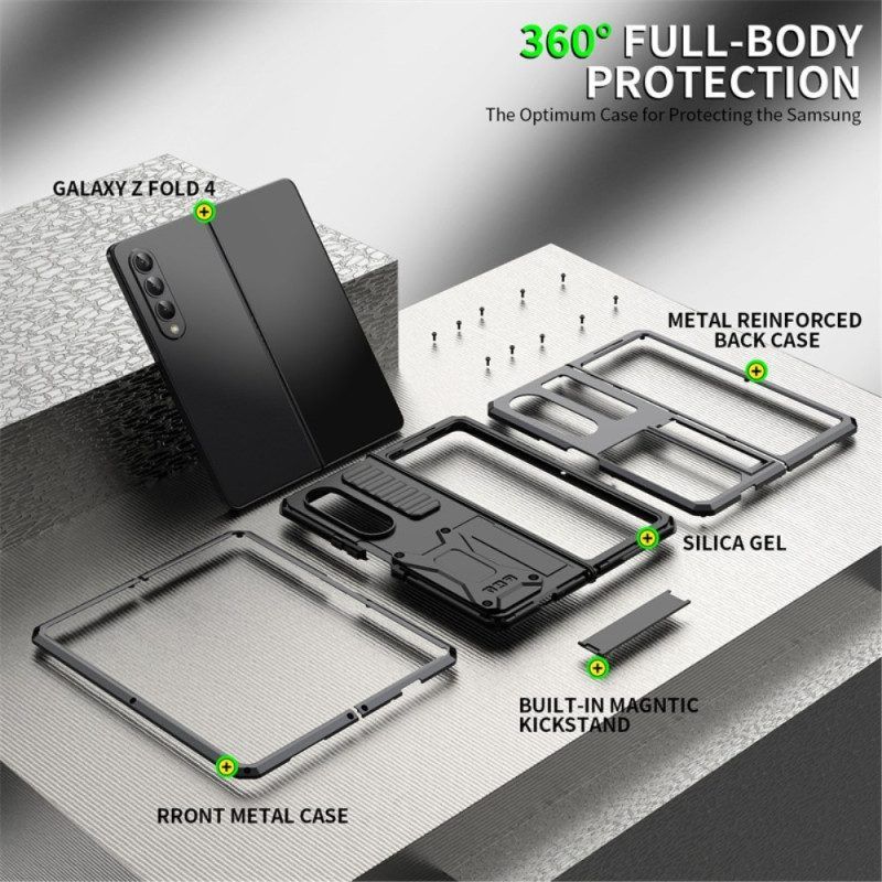 Hülle Für Samsung Galaxy Z Fold 4 Ultrabeständige Dreifachmaterialien