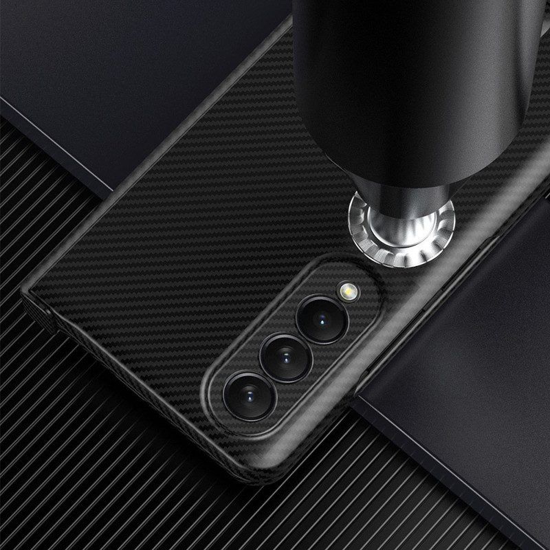 Hülle Für Samsung Galaxy Z Fold 4 Urbane Kohlefaser