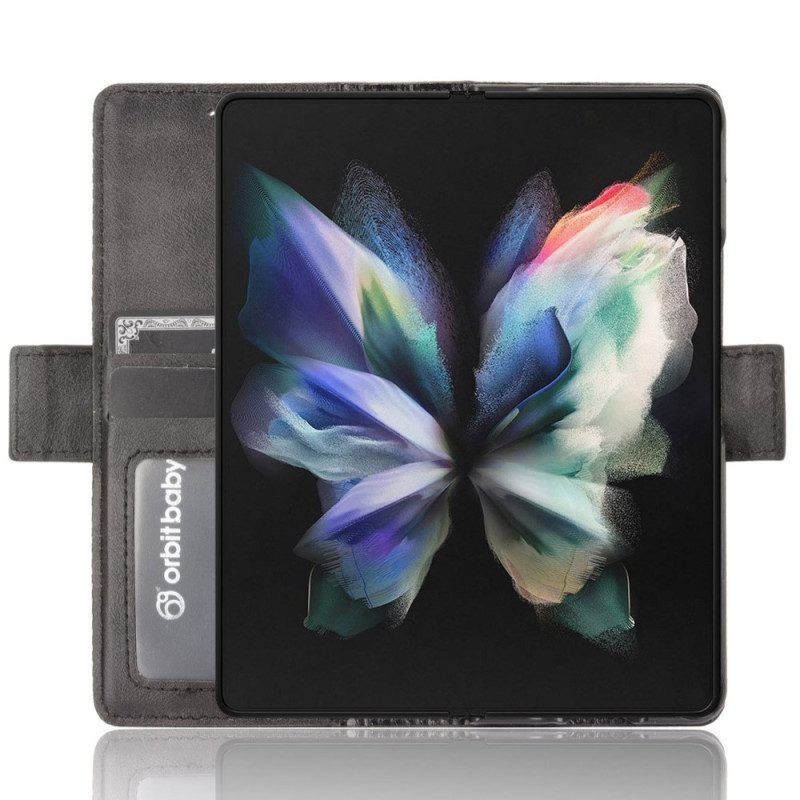 Lederhüllen Für Samsung Galaxy Z Fold 4 Retro-mosaik