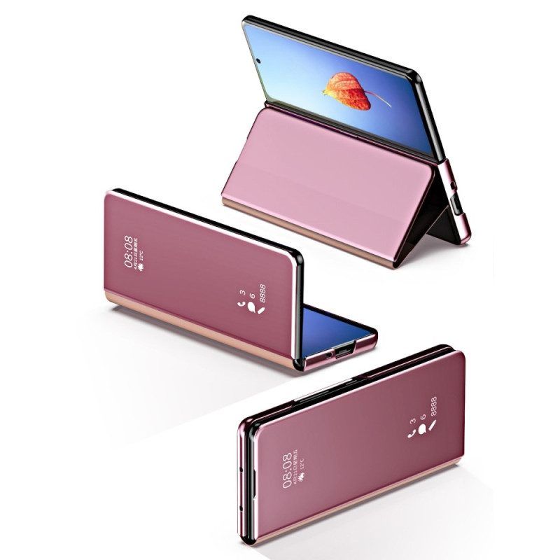 Schutzhülle Für Samsung Galaxy Z Fold 4 Flip Case Spiegel Und Transparenz