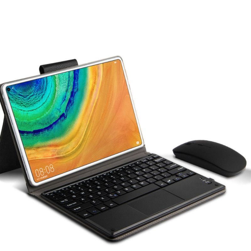 Case Für Huawei MatePad Pro Schwarz Ajiuyu Bluetooth-Hülle Und -Tastatur