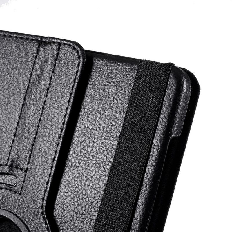 Lederhüllen Huawei MatePad Pro Schwarz 360 ° Drehbares Litschi-Kunstleder