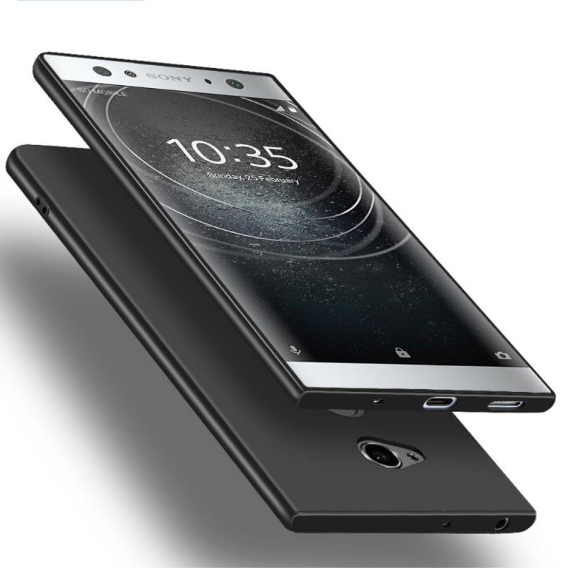 Hülle Sony Xperia XA2 Ultra Schwarz Mate Premium-Serie