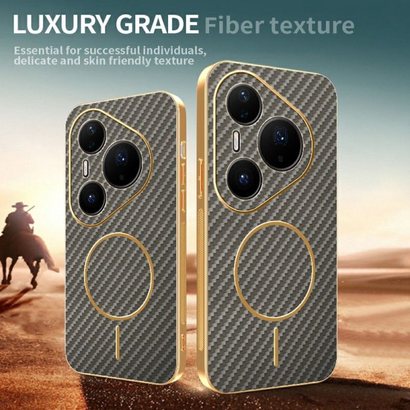 Hülle Für Huawei Pura 80 Pro Carbonfaser-textur