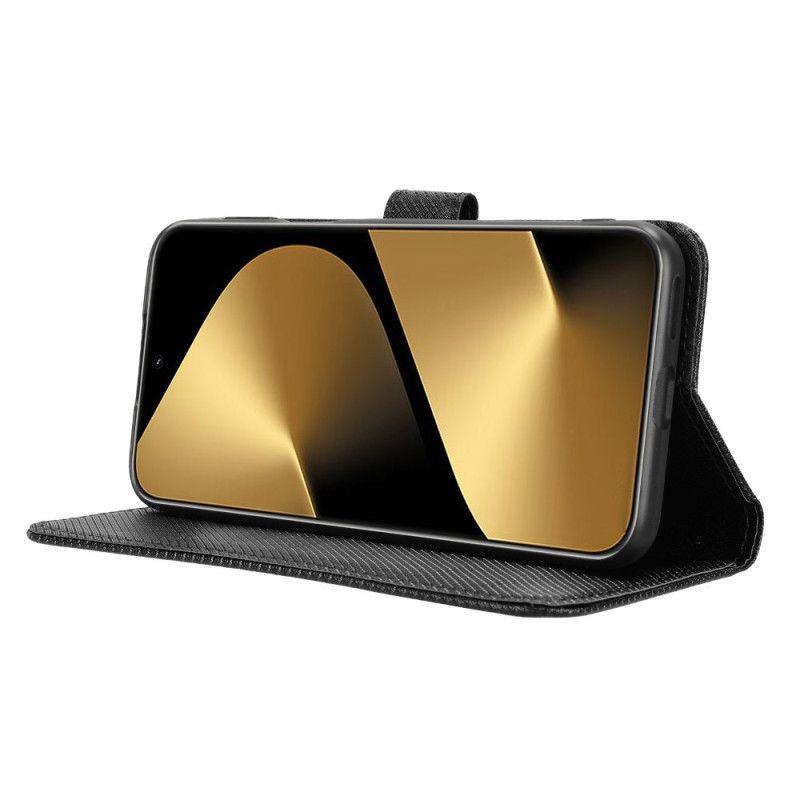 Lederhüllen Huawei Pura 80 Pro Handyhülle Diamantstruktur