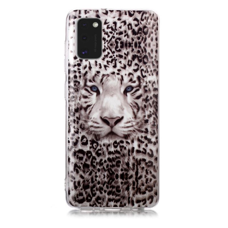 Hülle Samsung Galaxy A41 Fluoreszierender Leopard