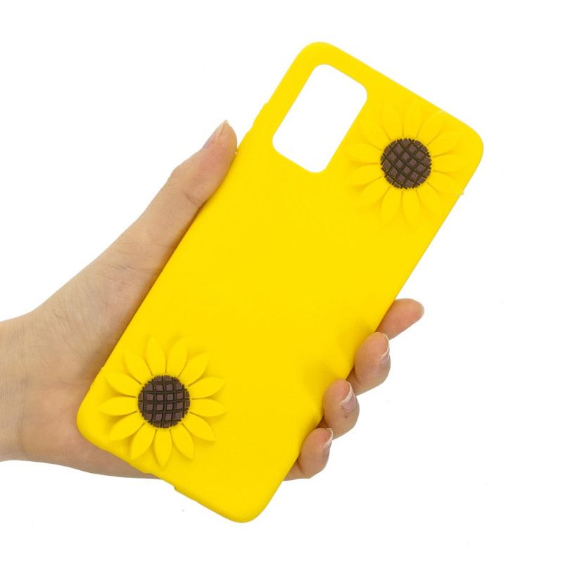 Hülle Samsung Galaxy A41 Handyhülle 3D Sonnenblumen