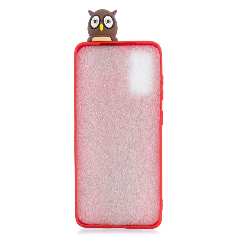 Hülle Samsung Galaxy A41 Handyhülle Eule 3D Vermissen
