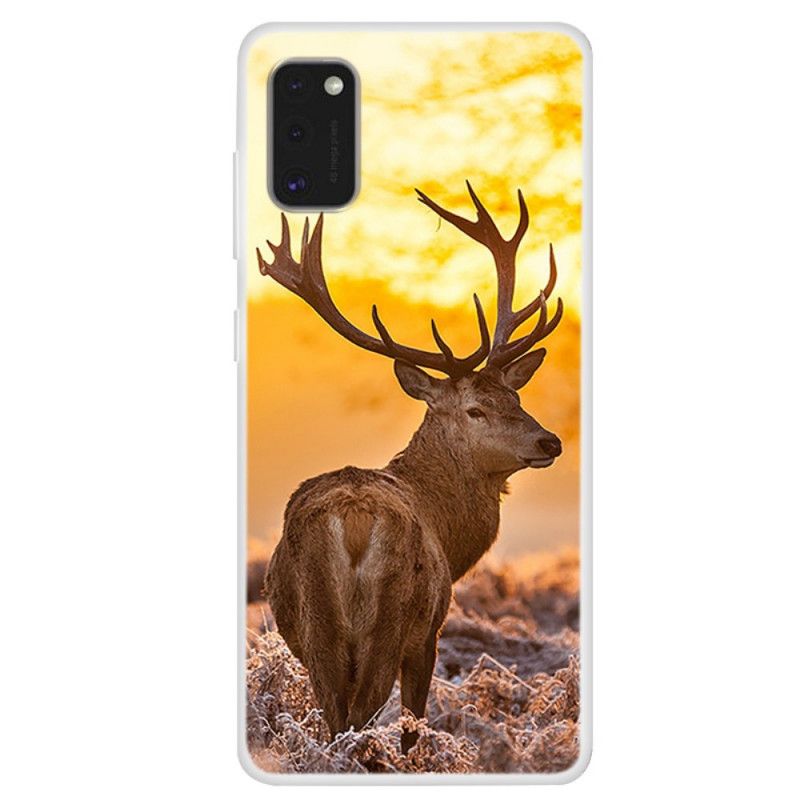 Hülle Samsung Galaxy A41 Hirsch Und Landschaft