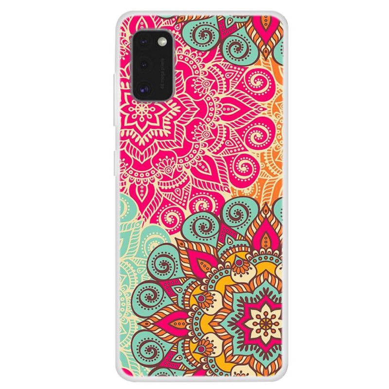 Hülle Samsung Galaxy A41 Magenta Mandala-Trend