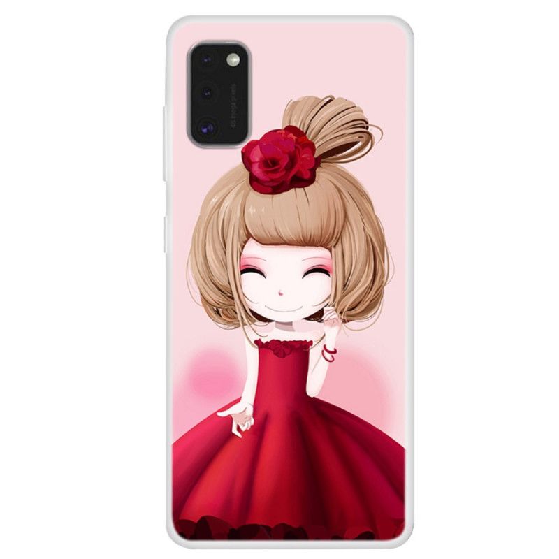 Hülle Samsung Galaxy A41 Manga Lady