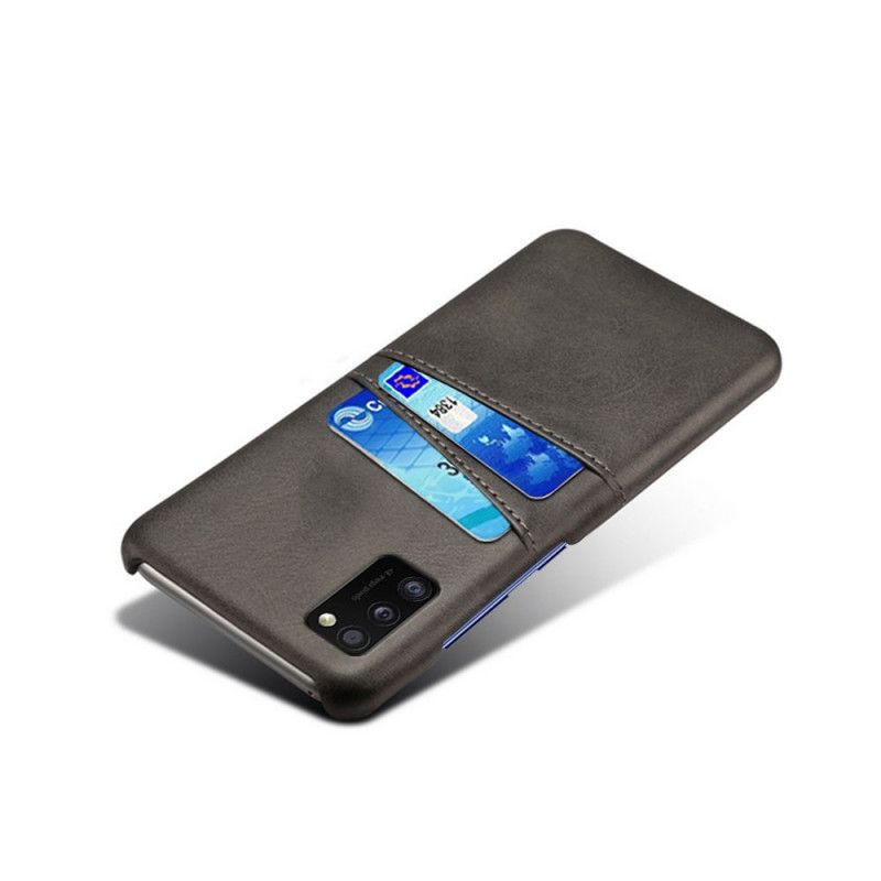 Hülle Samsung Galaxy A41 Schwarz Handyhülle Karteninhaber