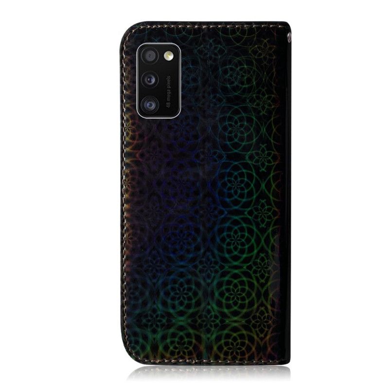 Lederhüllen Samsung Galaxy A41 Schwarz Reine Farbe