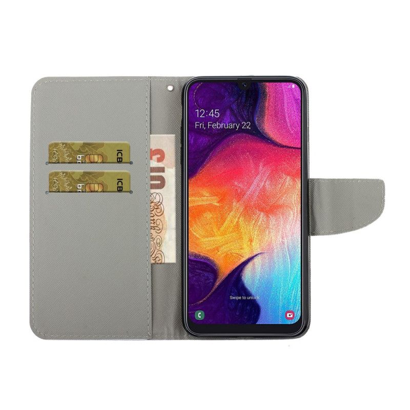 Lederhüllen Samsung Galaxy A41 Tangagänseblümchen