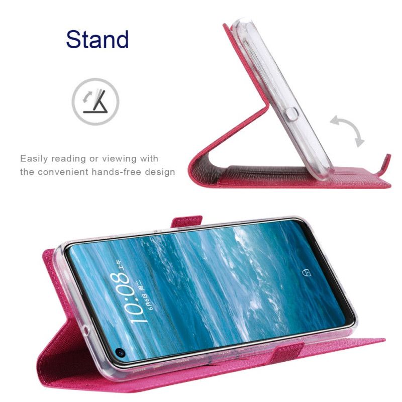 Flip Case Für Samsung Galaxy S21 5G Schwarz Texturiertes Vili Dmx