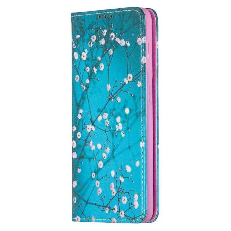 Flip Case Samsung Galaxy S21 5G Blühende Zweige