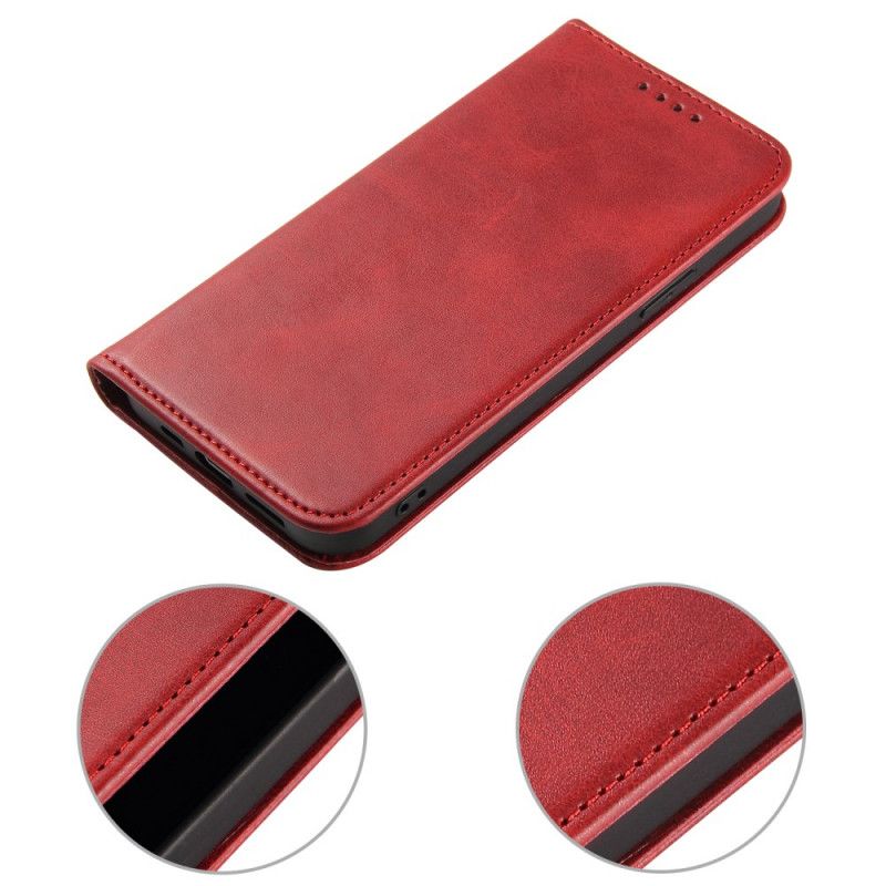 Flip Case Samsung Galaxy S21 5G Schwarz Business-Style-Ledereffekt