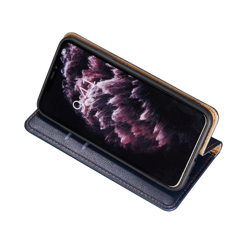 Flip Case Samsung Galaxy S21 5G Schwarz Handyhülle Klassischer Lederstil