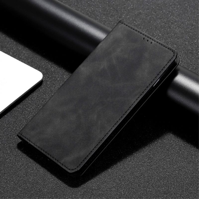 Flip Case Samsung Galaxy S21 5G Schwarz Hautberührung