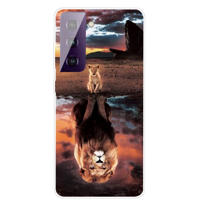 Hülle Für Samsung Galaxy S21 5G Löwenjungentraum