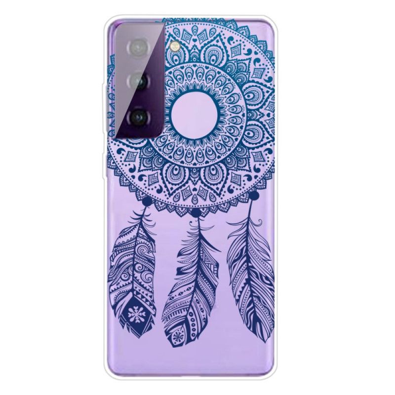 Hülle Samsung Galaxy S21 5G Einzigartiges Blumenmandala