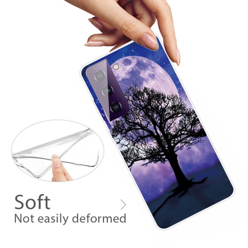 Hülle Samsung Galaxy S21 5G Handyhülle Baum Und Mond