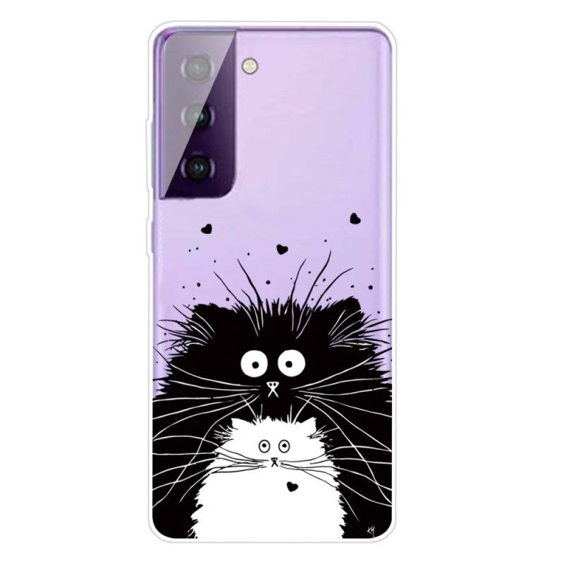 Hülle Samsung Galaxy S21 5G Handyhülle Beobachte Die Katzen