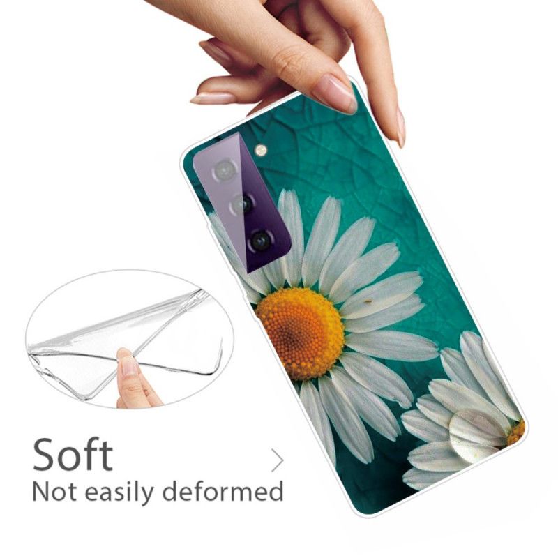Hülle Samsung Galaxy S21 5G Handyhülle Gänseblümchen