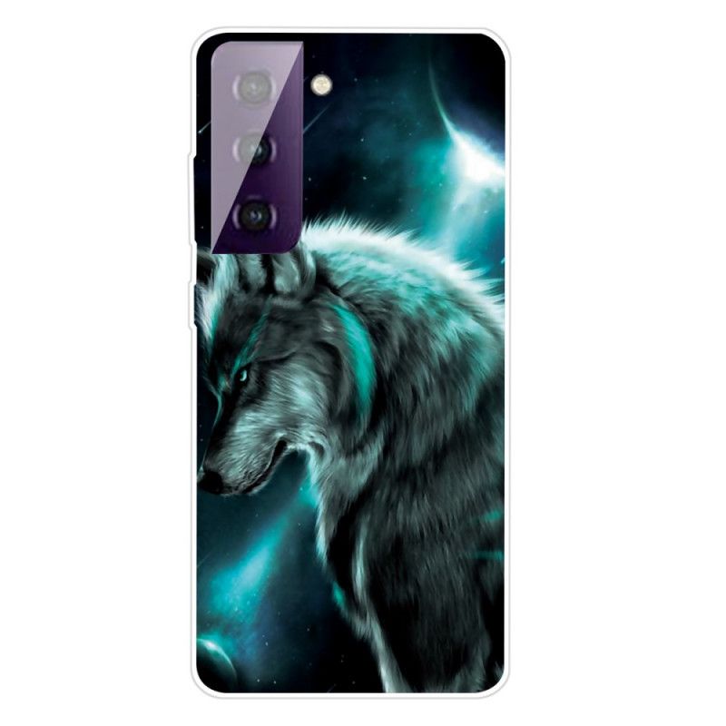 Hülle Samsung Galaxy S21 5G Handyhülle Königlicher Wolf