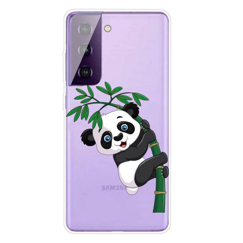 Hülle Samsung Galaxy S21 5G Panda Auf Bambus