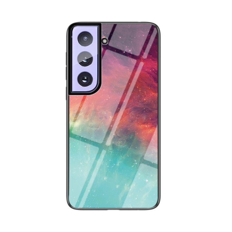 Hülle Samsung Galaxy S21 5G Schwarz Schönheit Gehärtetes Glas
