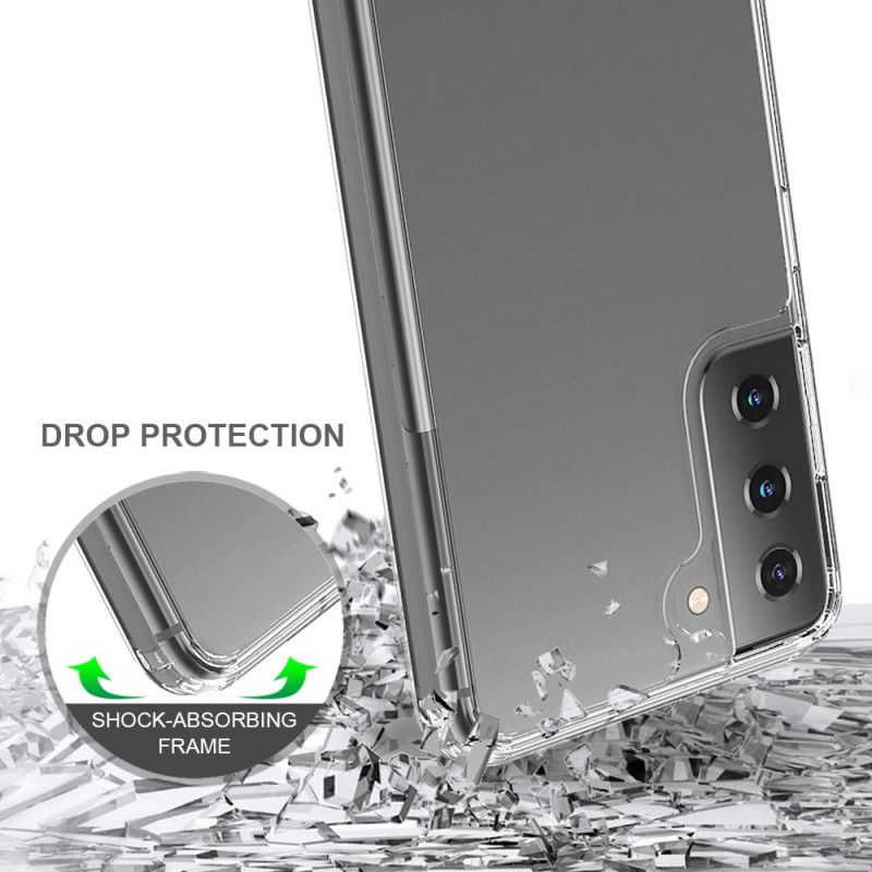 Hülle Samsung Galaxy S21 5G Transparenter Kristall