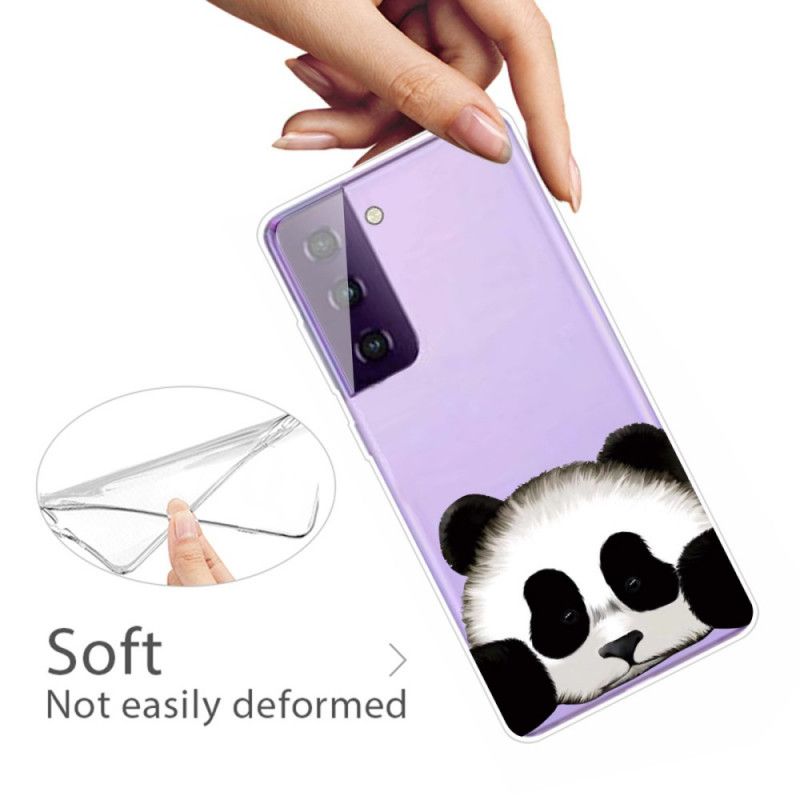 Hülle Samsung Galaxy S21 5G Transparenter Panda