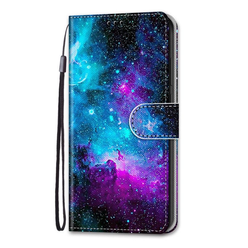 Lederhüllen Samsung Galaxy S21 5G Kosmischer Himmel