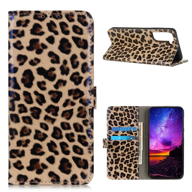 Lederhüllen Samsung Galaxy S21 5G Leopard