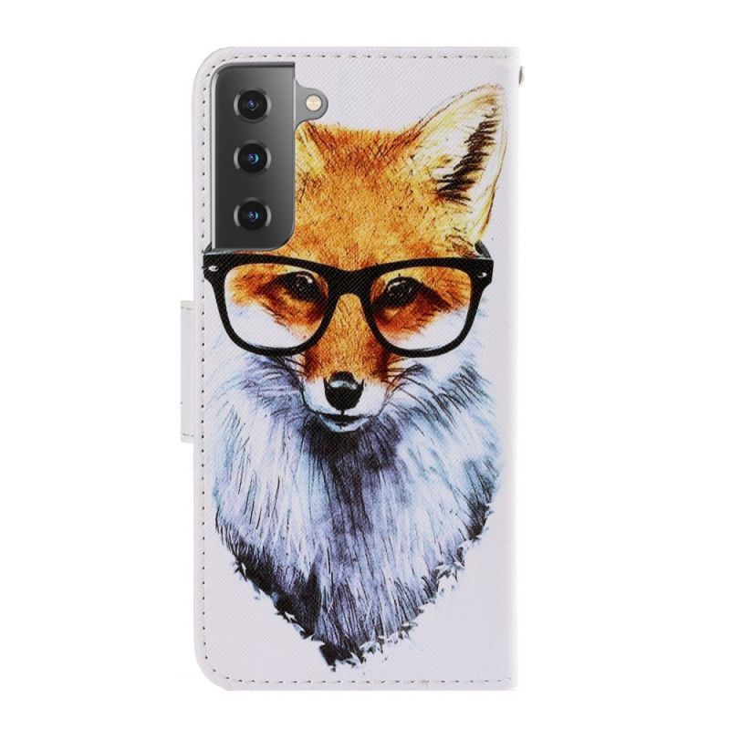 Lederhüllen Samsung Galaxy S21 5G Nerdfuchs Mit Tanga