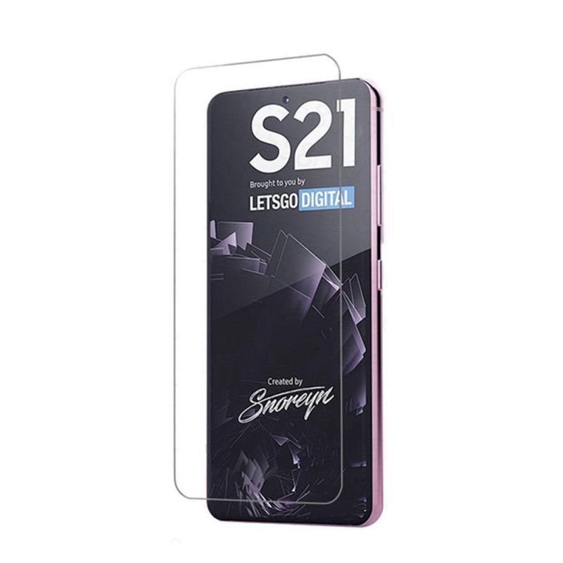 Schutz Aus Gehärtetem Glas Für Samsung Galaxy S21 5G Bildschirm