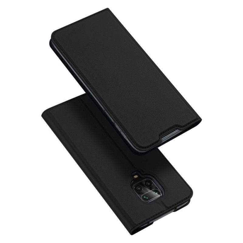 Flip Case Für Xiaomi Redmi Note 9S / Note 9 Pro Schwarz Dux Ducis