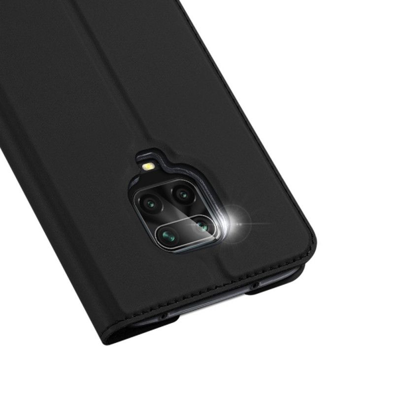 Flip Case Für Xiaomi Redmi Note 9S / Note 9 Pro Schwarz Dux Ducis