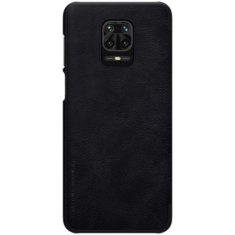 Flip Case Xiaomi Redmi Note 9S / Note 9 Pro Schwarz Nillkin-Qin-Serie