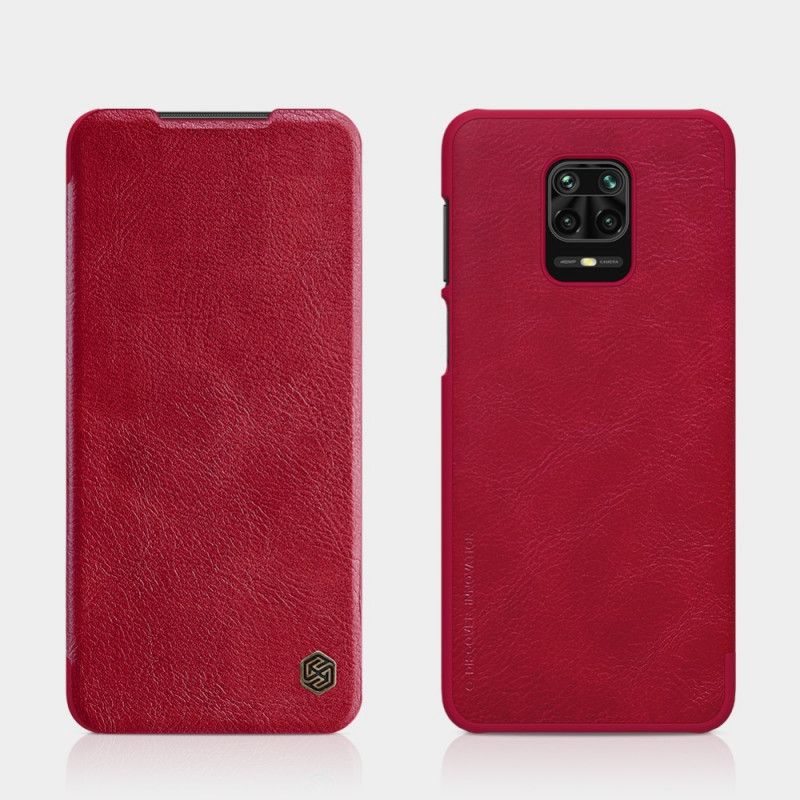 Flip Case Xiaomi Redmi Note 9S / Note 9 Pro Schwarz Nillkin-Qin-Serie