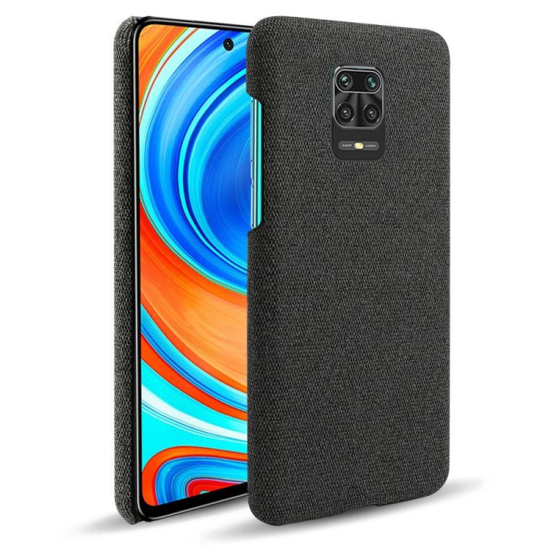 Hülle Für Xiaomi Redmi Note 9S / Note 9 Pro Schwarz Ksq Schicker Stoff