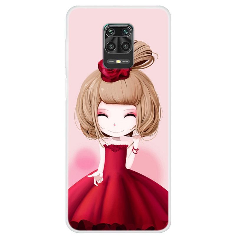 Hülle Xiaomi Redmi Note 9S / Note 9 Pro Handyhülle Manga Lady