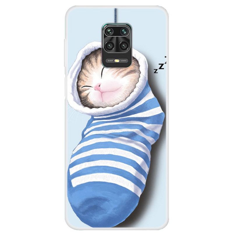 Hülle Xiaomi Redmi Note 9S / Note 9 Pro Handyhülle Schlafendes Kätzchen