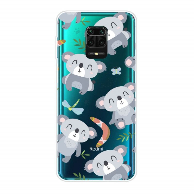 Hülle Xiaomi Redmi Note 9S / Note 9 Pro Kleine Graue Pandas