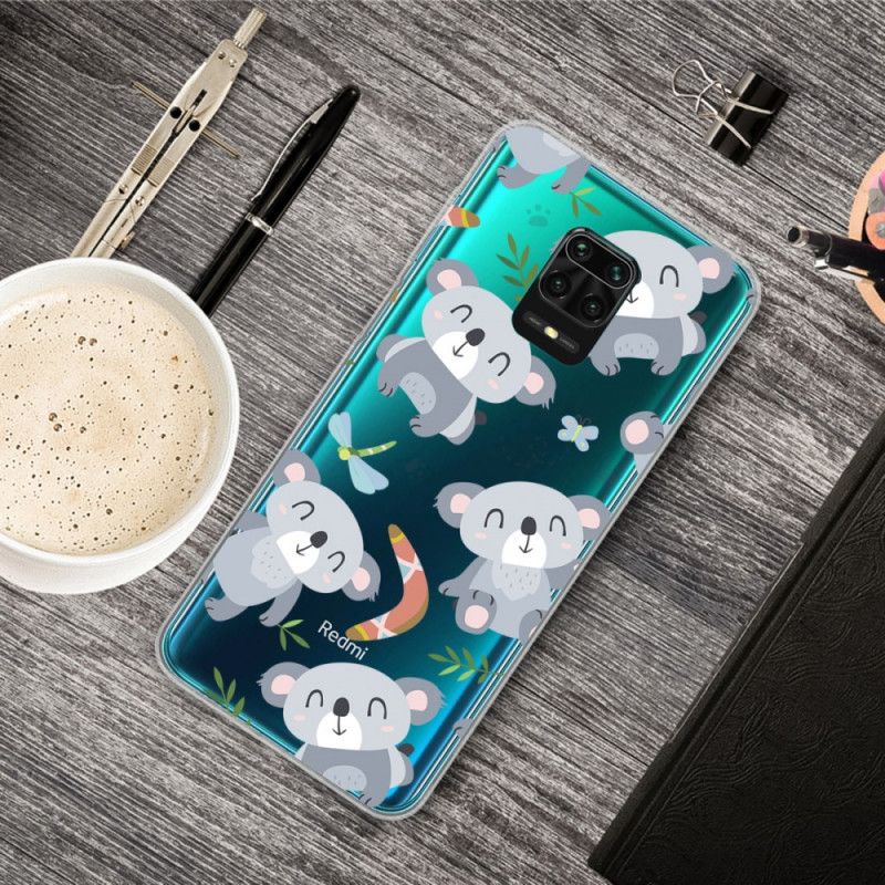 Hülle Xiaomi Redmi Note 9S / Note 9 Pro Kleine Graue Pandas