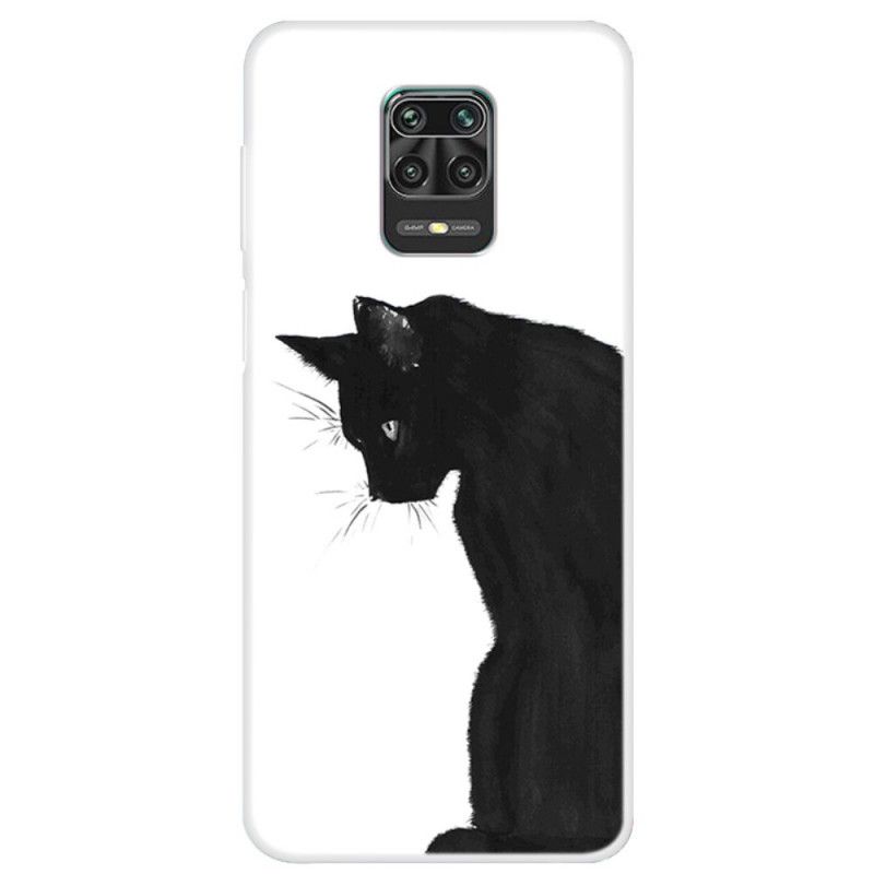 Hülle Xiaomi Redmi Note 9S / Note 9 Pro Nachdenkliche Schwarze Katze