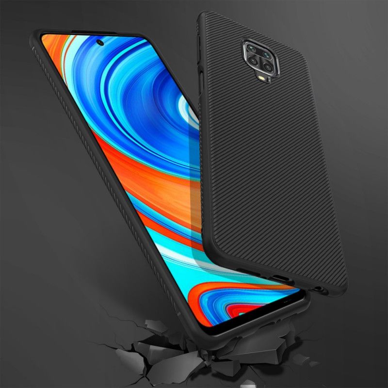 Hülle Xiaomi Redmi Note 9S / Note 9 Pro Schwarz Jazzserien-Twill